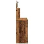 Tocador con luces LED madera envejecida 96x40x142 cm de , Tocadores para dormitorios - Ref: Foro24-857025, Precio: 126,02 €, ...