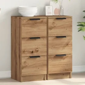 Aparadores 2 uds madera ingeniería roble artisian 30x30x70 cm von , Sideboards - Ref: Foro24-856958, Preis: 118,86 €, Rabatt: %