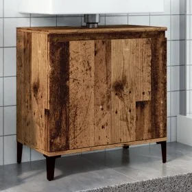 Mueble de lavabo madera de ingeniería envejecida 58x33x60 cm de , Tocadores de baño - Ref: Foro24-857117, Precio: 53,16 €, De...