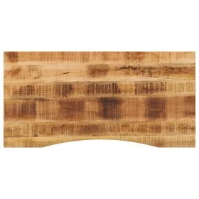 Tablero escritorio con curva madera mango rugosa 110x50x2,5 cm de , Accesorios y productos para escritorios - Ref: Foro24-370...