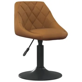 Silla de comedor de terciopelo marrón de , Sillas de comedor - Ref: Foro24-3088811, Precio: 73,71 €, Descuento: %