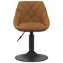 Silla de comedor de terciopelo marrón de , Sillas de comedor - Ref: Foro24-3088811, Precio: 73,71 €, Descuento: %