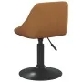 Silla de comedor de terciopelo marrón de , Sillas de comedor - Ref: Foro24-3088811, Precio: 73,71 €, Descuento: %