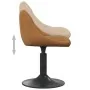 Silla de comedor de terciopelo marrón de , Sillas de comedor - Ref: Foro24-3088811, Precio: 73,71 €, Descuento: %