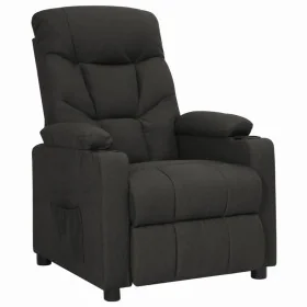 Sillón reclinable de tela negro de , Sillones - Ref: Foro24-348531, Precio: 231,19 €, Descuento: %