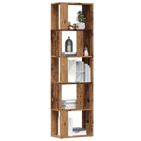 Estantería madera de ingeniería madera envejecida 45x24x159 cm de , Librerías y estanterías - Ref: Foro24-855784, Precio: 66,...