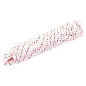Cordón de arranque nailon blanco y rojo Ø6 mm 10 m de , Sogas y cuerdas metálicas - Ref: Foro24-4100614, Precio: 10,56 €, Des...