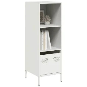 Aparador de acero blanco 35x39x103,5 cm de , Aparadores - Ref: Foro24-851381, Precio: 74,26 €, Descuento: %
