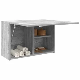 Armario de pared baño madera ingeniería gris Sonoma 60x25x40 cm de , Tocadores de baño - Ref: Foro24-860072, Precio: 50,26 €,...