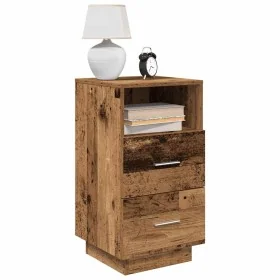 Mesillas de noche 2 uds con 2 cajones madera vieja 36x36x68 cm de , Mesitas de noche - Ref: Foro24-858593, Precio: 102,58 €, ...