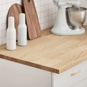 Encimera de cocina rectangular madera maciza roble by , Table tops - Ref: Foro24-4008998, Price: 97,93 €, Discount: %