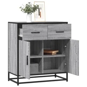 Aparador madera ingeniería y metal gris Sonoma 68x35x76 cm von , Sideboards - Ref: Foro24-848982, Preis: 88,52 €, Rabatt: %