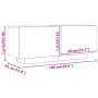 Mueble para TV madera contrachapada gris 100x35x40 cm de , Muebles TV - Ref: Foro24-804438, Precio: 84,64 €, Descuento: %