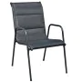 Juego de comedor de jardín 9 piezas de acero negro de , Conjuntos de jardín - Ref: Foro24-43311, Precio: 619,62 €, Descuento: %