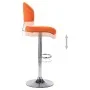 Taburetes de cocina 2 unidades cuero sintético naranja de , Taburetes de cocina - Ref: Foro24-249663, Precio: 146,54 €, Descu...
