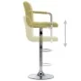 Taburetes de cocina 2 unidades tela verde de , Taburetes de cocina - Ref: Foro24-283424, Precio: 126,90 €, Descuento: %