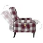 Sillón de masaje reclinable de tela roja de , Sillones de masaje eléctricos - Ref: Foro24-329317, Precio: 187,94 €, Descuento: %