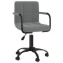 Sillas de comedor giratorias 4 unidades terciopelo gris oscuro de , Sillas de comedor - Ref: Foro24-3088013, Precio: 248,92 €...