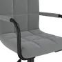 Sillas de comedor giratorias 4 unidades terciopelo gris oscuro de , Sillas de comedor - Ref: Foro24-3088013, Precio: 248,92 €...
