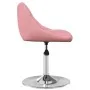 Silla de comedor giratoria 6 uds terciopelo rosa de , Sillas de comedor - Ref: Foro24-3088774, Precio: 324,92 €, Descuento: %