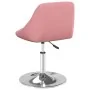 Silla de comedor giratoria 6 uds terciopelo rosa de , Sillas de comedor - Ref: Foro24-3088774, Precio: 324,92 €, Descuento: %