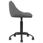 Silla de oficina de terciopelo gris oscuro de , Sillas de oficina - Ref: Foro24-3088847, Precio: 88,69 €, Descuento: %
