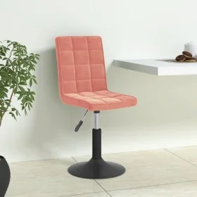 Sillas de comedor giratorias 4 unidades de terciopelo rosa de , Sillas de comedor - Ref: Foro24-3089294, Precio: 198,57 €, De...