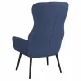 Relax armchair with blue fabric footrest by , Armchairs - Ref: Foro24-3097433, Price: 119,02 €, Discount: %