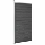 Black WPC fence panel 95x186 cm by vidaXL, fence panels - Ref: Foro24-148979, Price: 169,57 €, Discount: %