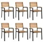 Juego de comedor de jardín 7 pzas madera maciza acacia y metal de , Conjuntos de jardín - Ref: Foro24-3155417, Precio: 666,01...