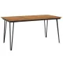 Juego de comedor de jardín 7 pzas madera maciza acacia y metal de , Conjuntos de jardín - Ref: Foro24-3155417, Precio: 666,01...