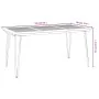 Juego de comedor de jardín 7 pzas madera maciza acacia y metal de , Conjuntos de jardín - Ref: Foro24-3155417, Precio: 666,01...