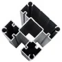 Black WPC fence panel 95x186 cm by vidaXL, fence panels - Ref: Foro24-148979, Price: 169,57 €, Discount: %