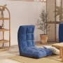 Silla de suelo plegable de tela azul de , Sillas de suelo - Ref: Foro24-336588, Precio: 73,43 €, Descuento: %