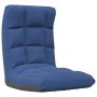 Silla de suelo plegable de tela azul de , Sillas de suelo - Ref: Foro24-336588, Precio: 73,43 €, Descuento: %