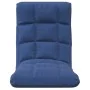 Silla de suelo plegable de tela azul de , Sillas de suelo - Ref: Foro24-336588, Precio: 73,43 €, Descuento: %