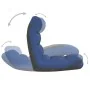 Silla de suelo plegable de tela azul de , Sillas de suelo - Ref: Foro24-336588, Precio: 73,43 €, Descuento: %