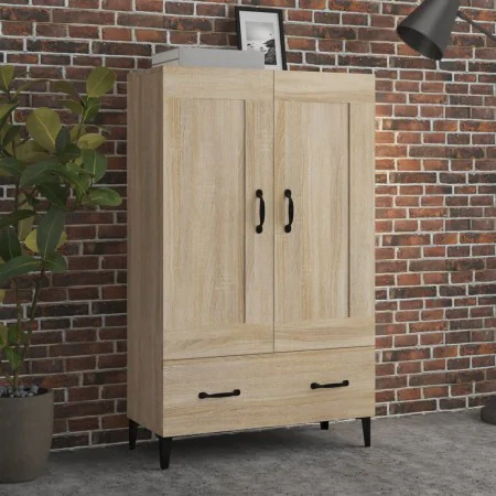 Aparador madera contrachapada color roble Sonoma 70x31x115 cm de , Aparadores - Ref: Foro24-812576, Precio: 124,92 €, Descuen...