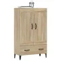Aparador madera contrachapada color roble Sonoma 70x31x115 cm de , Aparadores - Ref: Foro24-812576, Precio: 124,92 €, Descuen...