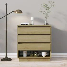 Aparador de madera contrachapada roble Sonoma 70x41x75 cm de , Aparadores - Ref: Foro24-809551, Precio: 70,69 €, Descuento: %