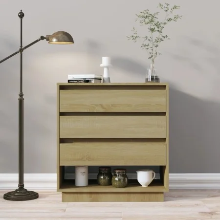 Sonoma oak plywood sideboard 70x41x75 cm by , Sideboards - Ref: Foro24-809551, Price: 70,69 €, Discount: %