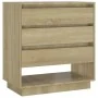 Sonoma oak plywood sideboard 70x41x75 cm by , Sideboards - Ref: Foro24-809551, Price: 70,69 €, Discount: %