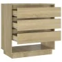 Sonoma oak plywood sideboard 70x41x75 cm by , Sideboards - Ref: Foro24-809551, Price: 70,69 €, Discount: %