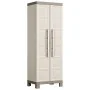 Keter Armario almacenaje multiusos Excellence beige y taupe 182 cm de , Taquillas y armarios de almacenamiento - Ref: Foro24-...