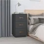 Mesitas de noche 2 uds madera maciza pino gris 40x40x75 cm de , Mesitas de noche - Ref: Foro24-818340, Precio: 185,36 €, Desc...