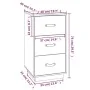 Mesitas de noche 2 uds madera maciza pino gris 40x40x75 cm de , Mesitas de noche - Ref: Foro24-818340, Precio: 185,36 €, Desc...