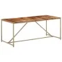 Mesa de comedor madera maciza 180x90x76 cm de , Mesas de cocina y de comedor - Ref: Foro24-286335, Precio: 206,72 €, Descuent...