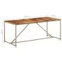 Mesa de comedor madera maciza 180x90x76 cm de , Mesas de cocina y de comedor - Ref: Foro24-286335, Precio: 206,72 €, Descuent...