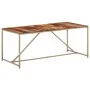 Mesa de comedor madera maciza 180x90x76 cm de , Mesas de cocina y de comedor - Ref: Foro24-286335, Precio: 206,72 €, Descuent...
