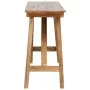 Mesa consola de madera reciclada mixta 130x40x80 cm de , Mesas auxiliares - Ref: Foro24-283916, Precio: 205,48 €, Descuento: %